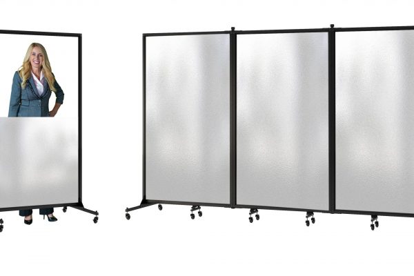 Image of frosted rolling panels