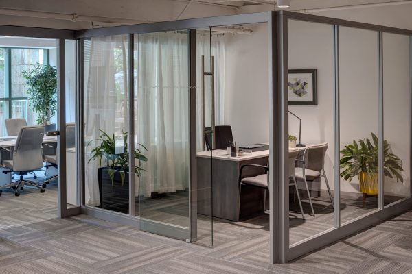 Image of glass cornice high architectural wall