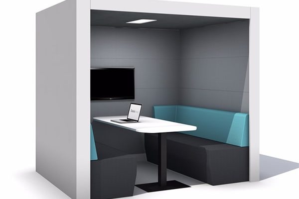 Open Room Image of an acoustic pod with open front