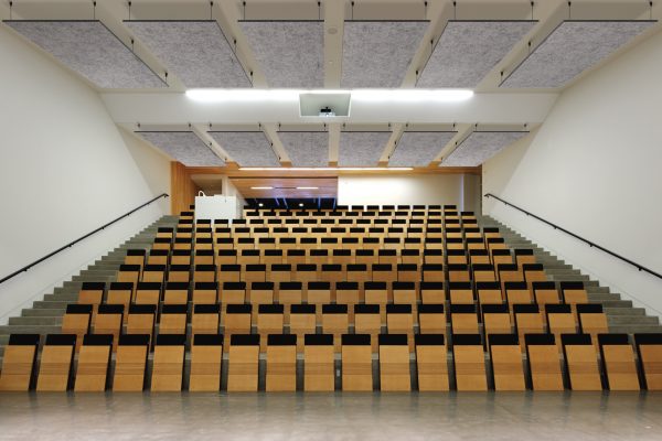 Image of square acoustical ceiling tiles