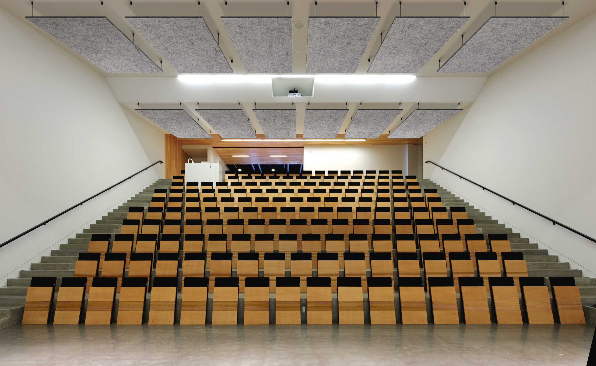 Image of square acoustical ceiling tiles