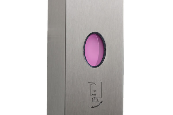Hands Free Chrome Rectangle Wall Mounted Soap Dispenser