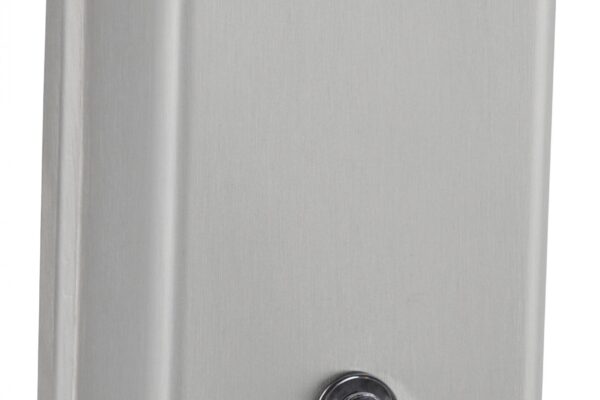 Chrome Rectangle Wall Mounted Soap Dispenser
