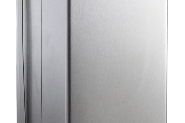 Brushed Chrome Foot Pedal Waste Bin