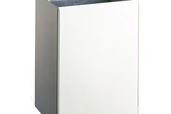 Bobrick B-275 Stainless Steel Surface-Mounted Rectangular Waste Receptacle