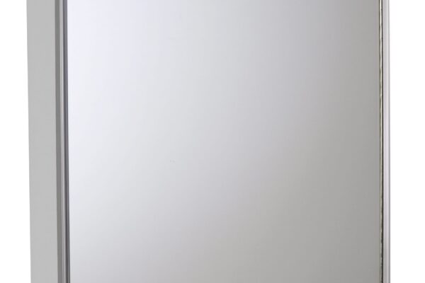 Front View of Rectangle Restroom Mirror