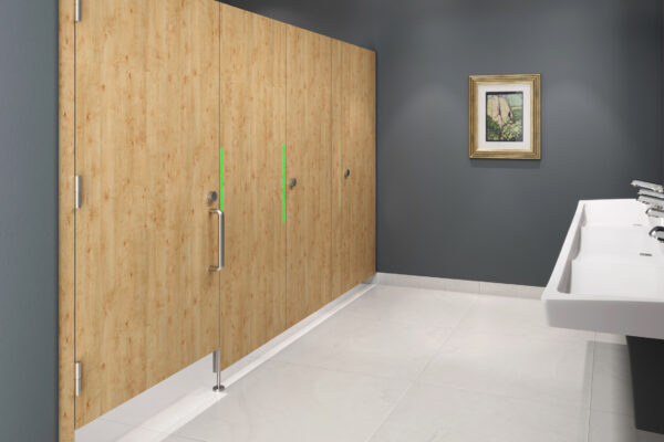 Euro Style Partitions Float Series in Birch