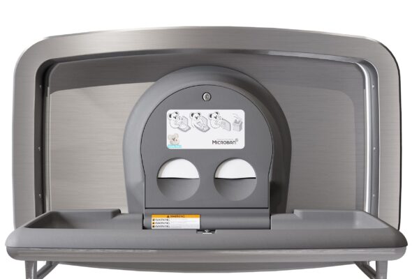 Open View of Horizontal Chrome Koala Kare Changing Table