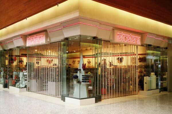 Woodfold’s Series 540 Visifold doors are made with PVC hinges over a steel rod, to maximize security in retail or commercial venues but doesn’t minimize eye appeal.